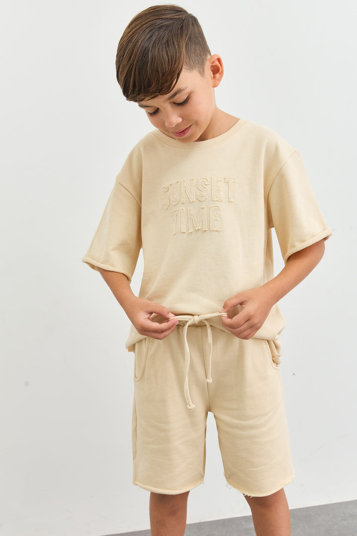 חליפת SUNSET TIME סיומת פרומה | מוקה