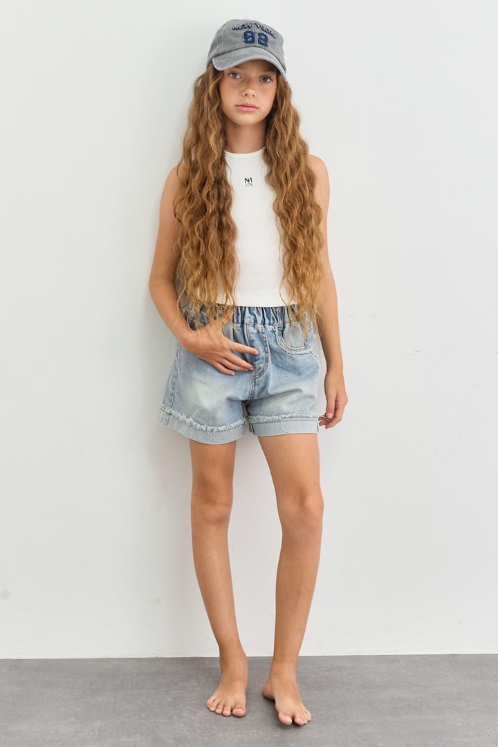 כובע NEW YORK עם רקמה  | אפור