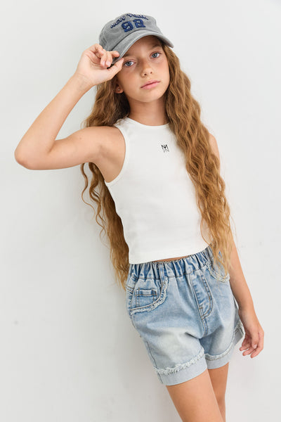 כובע NEW YORK עם רקמה  | אפור