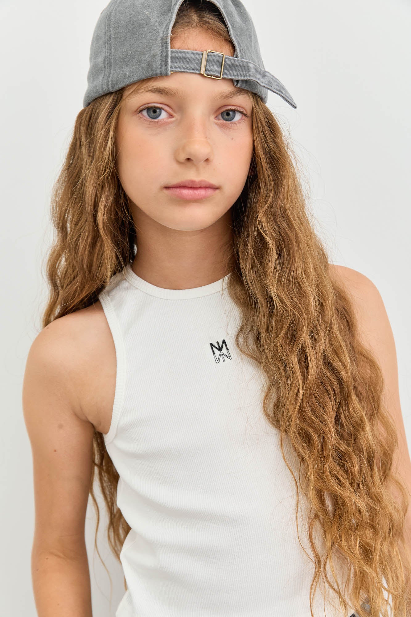 כובע NEW YORK עם רקמה  | אפור