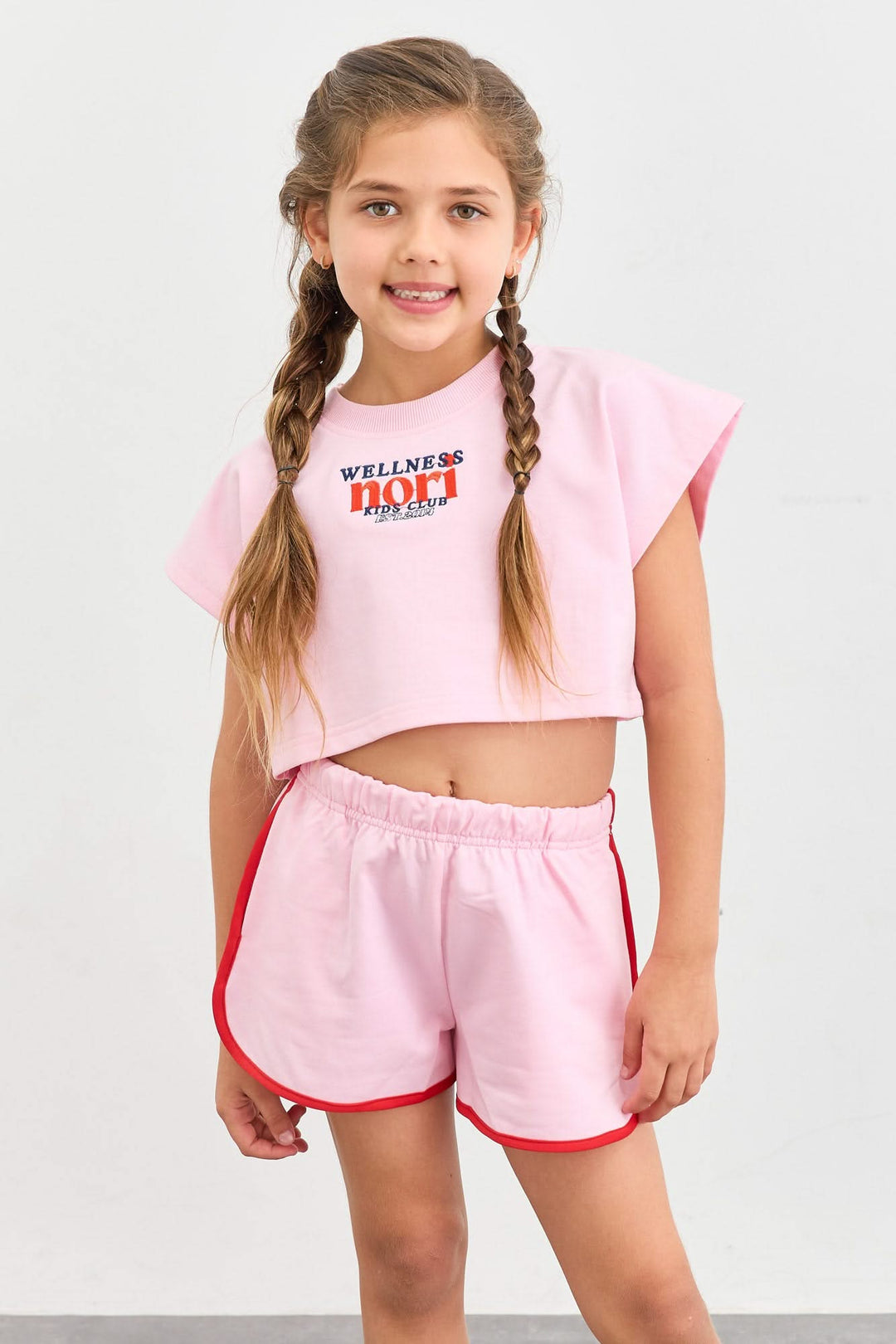 חליפת פרנץ' טרי WELLNESS | ורוד