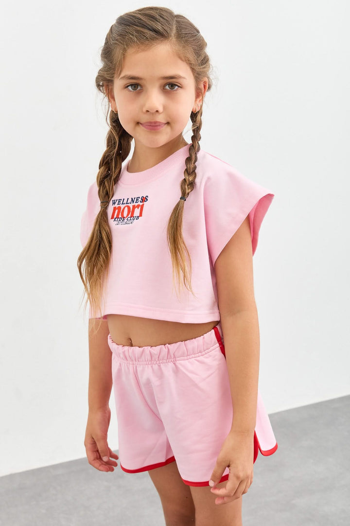 חליפת פרנץ' טרי WELLNESS | ורוד