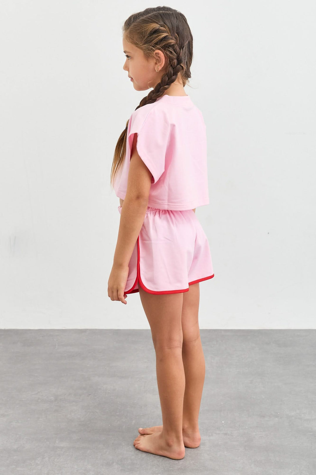 חליפת פרנץ' טרי WELLNESS | ורוד