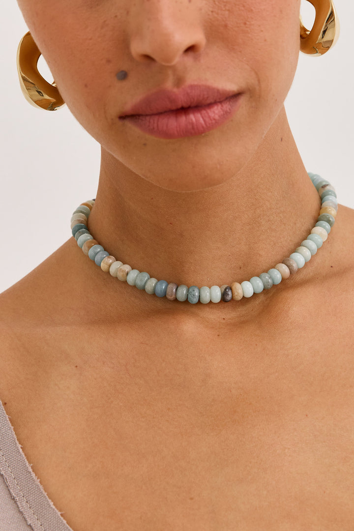 שרשרת חרוזים רודוס | כחול בהיר