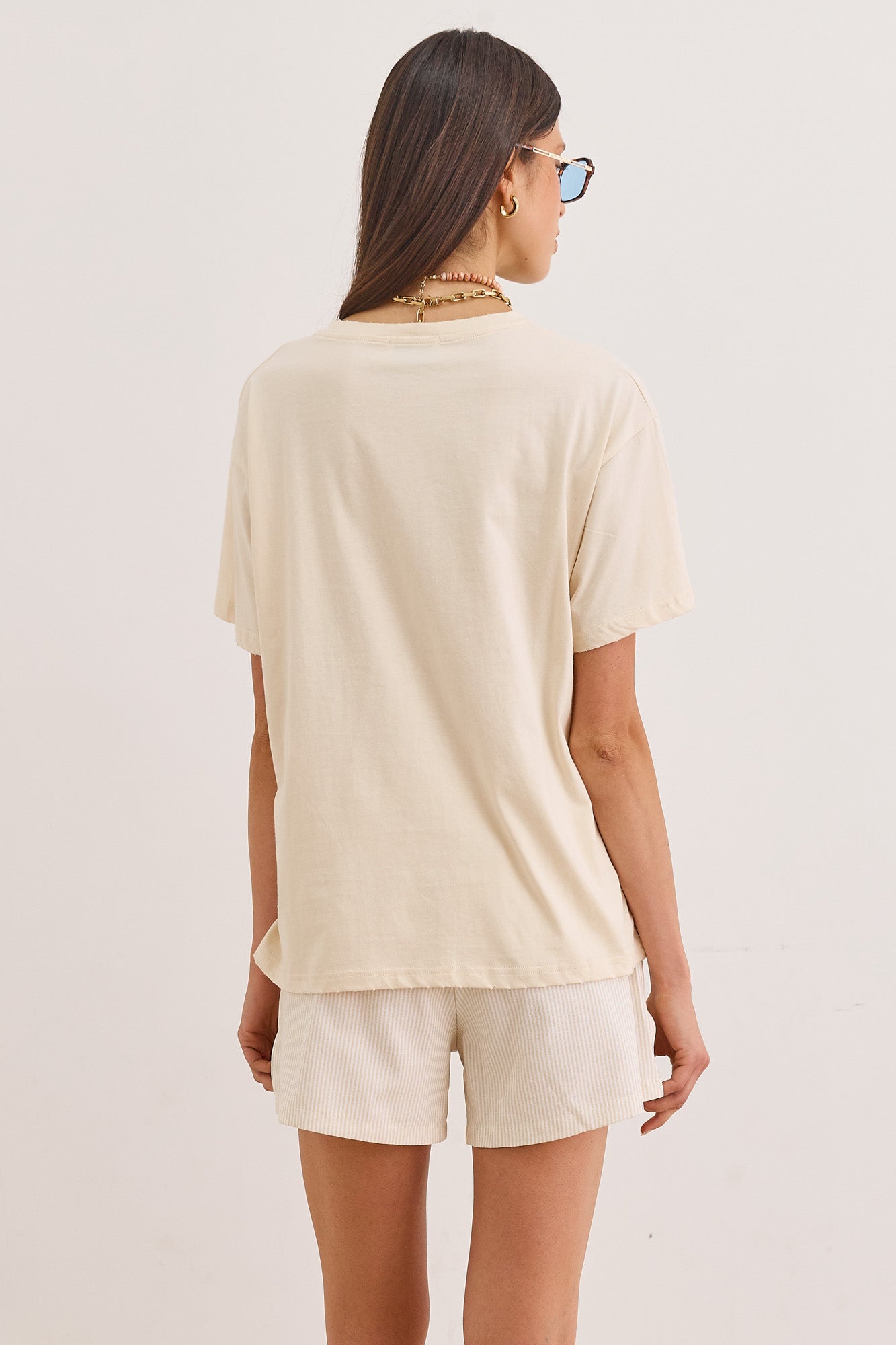 טי שירט סי פרינט | בז'