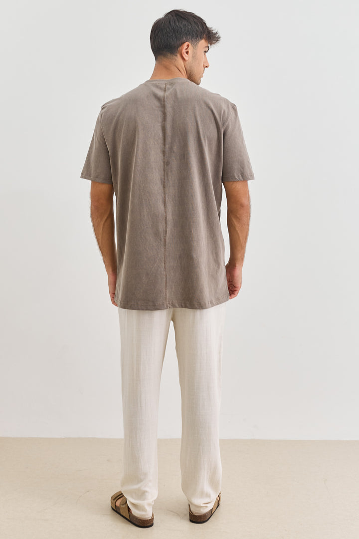 טי שירט דייויד בד וואש | חום