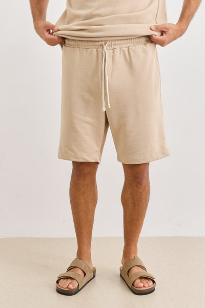 מכנסי תומאס פרנץ' טרי | בז'