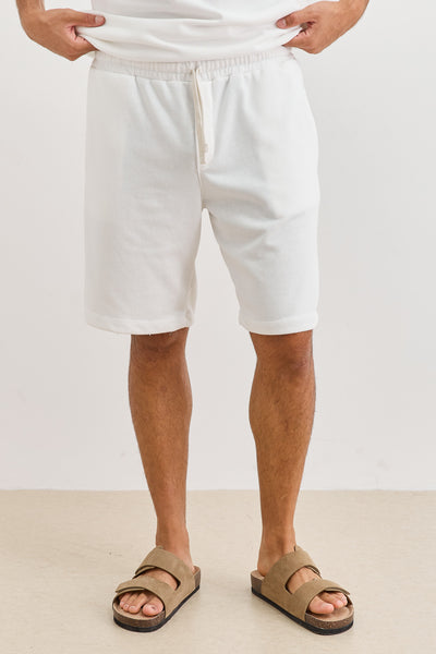 מכנסי תומאס פרנץ' טרי | לבן