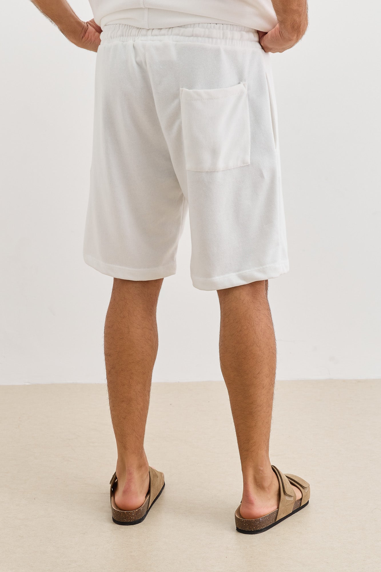 מכנסי תומאס פרנץ' טרי | לבן