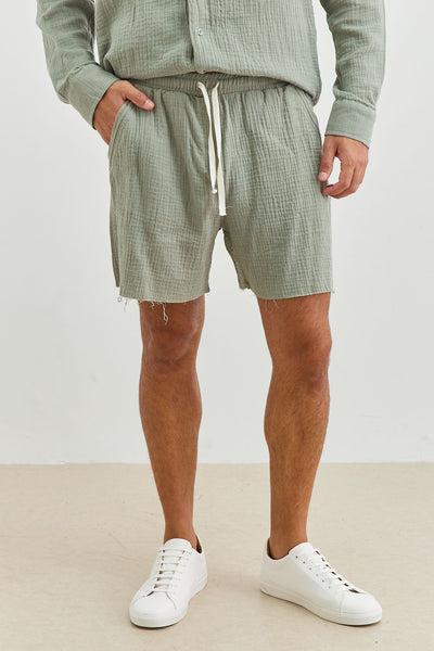 מכנס איידן טטרה סיומת גזורה | ירוק