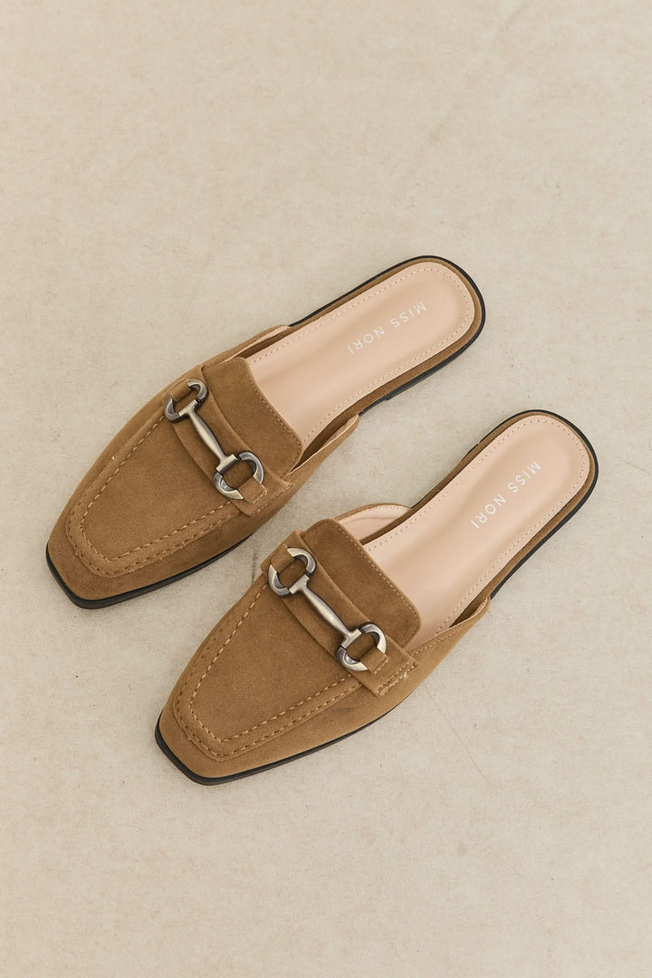 כפכפי מוקסין אופל בשילוב אבזם | קאמל