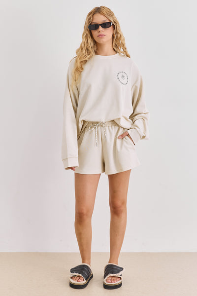 חליפת קיאנו גזרת אוברסייז | בז'