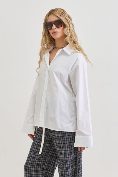 מכנסי סוזאנה משבצות בשילוב שרוך | כחול/נייבי