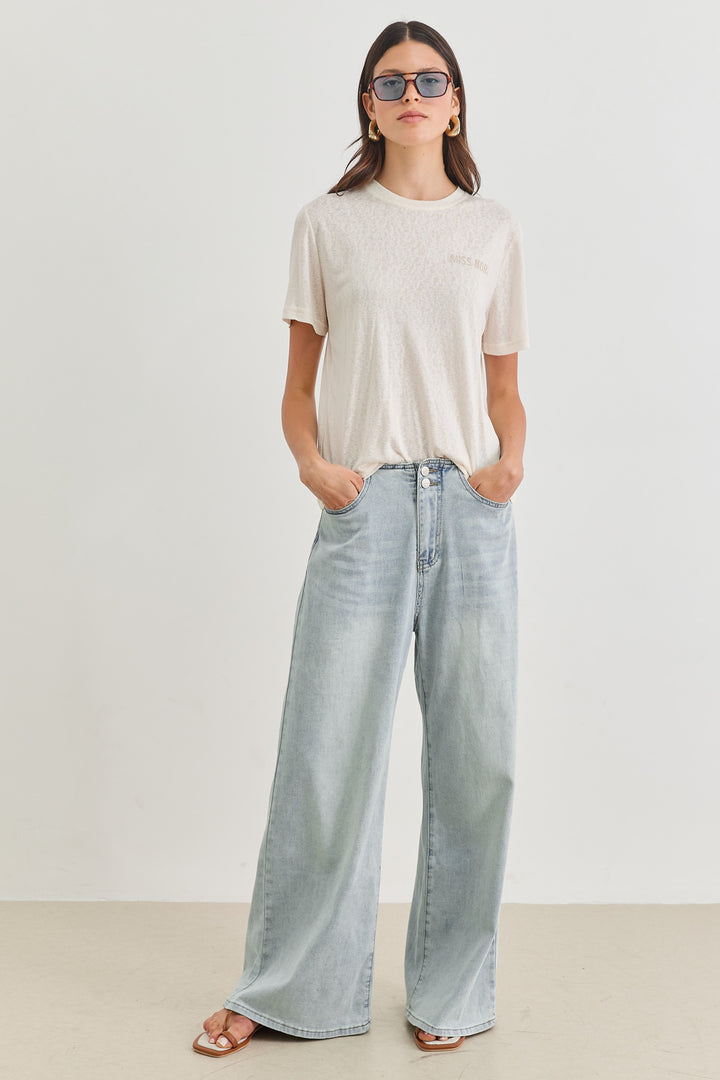 טי שירט אורלינס בד שקפקף | שמנת