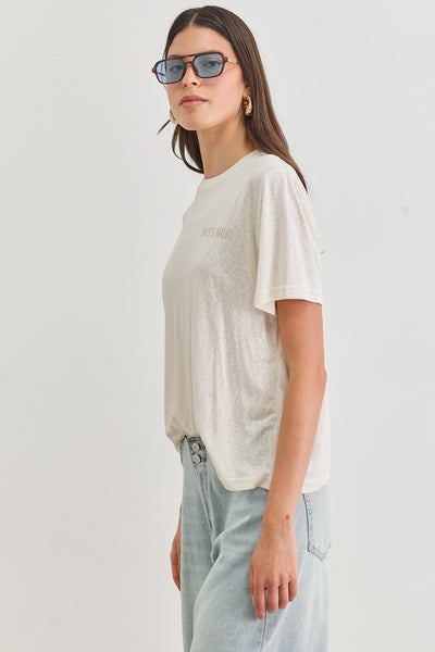 טי שירט אורלינס בד שקפקף | שמנת