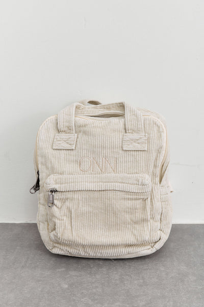 תיק גב קורדרוי | בז'