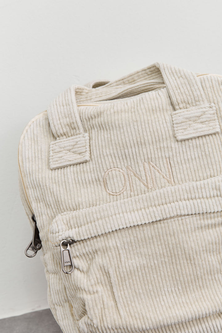 תיק גב קורדרוי | בז'