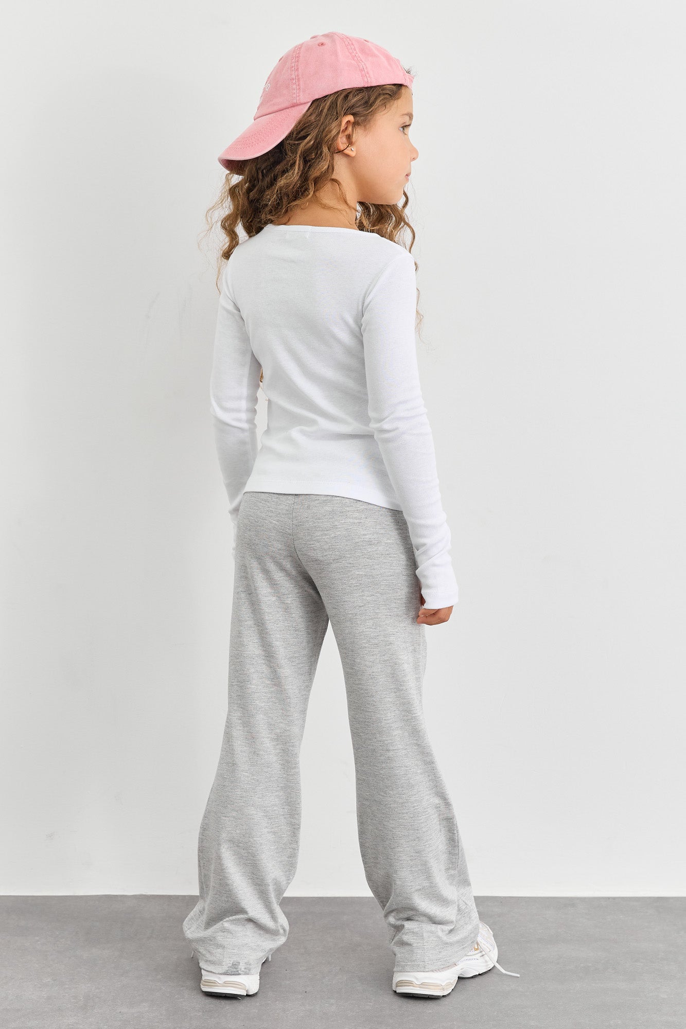 חולצת בייסיק צווארון ניקי ושרוול כפפה | לבן