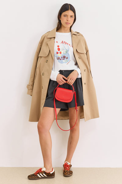 חולצת בון אפטיט שרוול ארוך | לבן