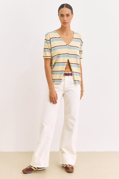 חגורת דמוי עור קלארו תיפורים בולטים | בורדו