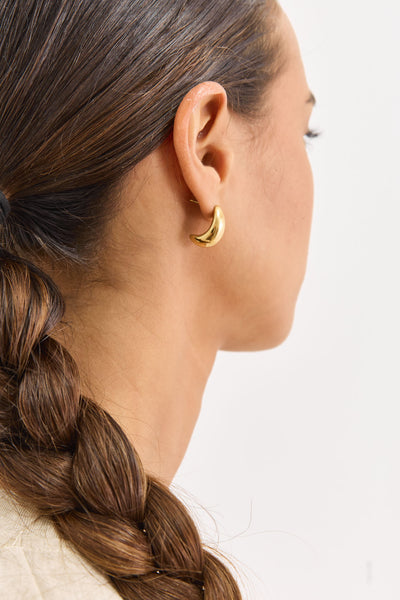 עגילי קספר חצי ירח | זהב