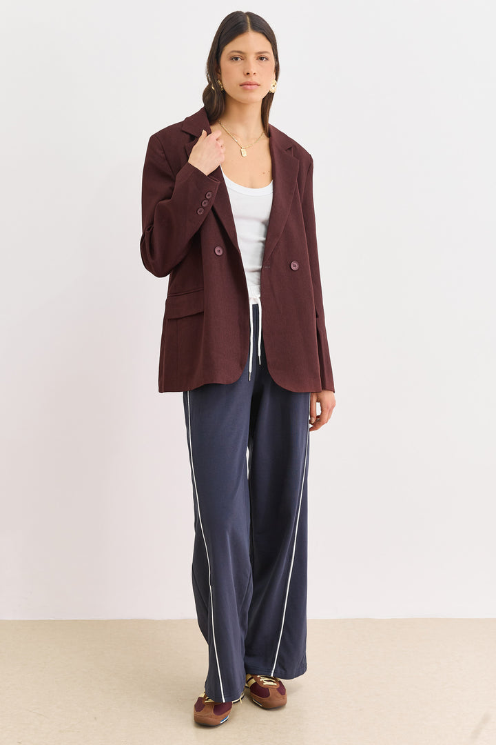 בלייזר סופיה גזרה מחויטת | בורדו