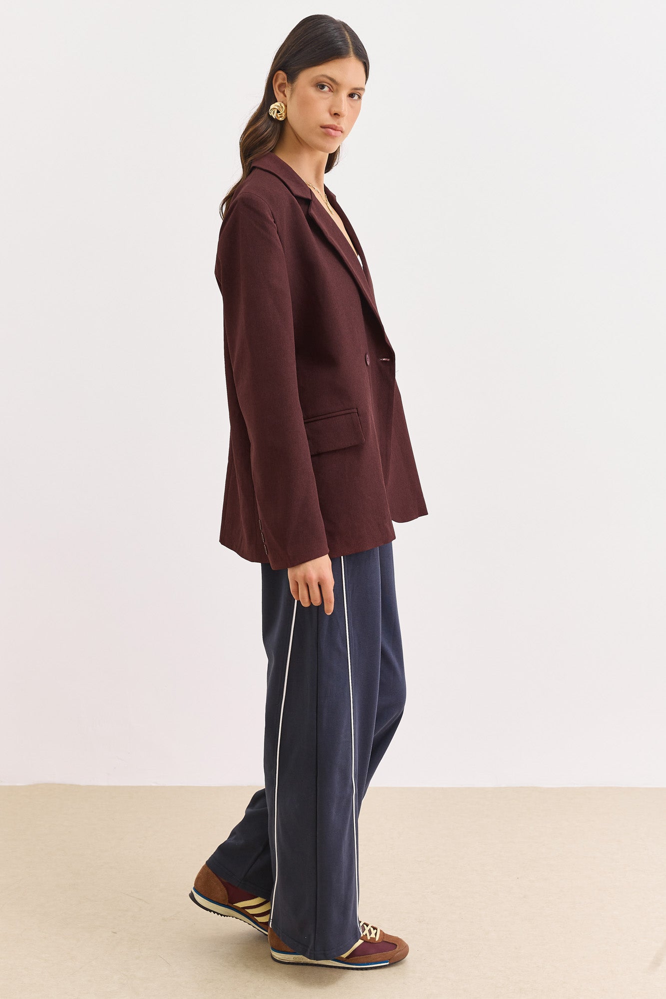 בלייזר סופיה גזרה מחויטת | בורדו