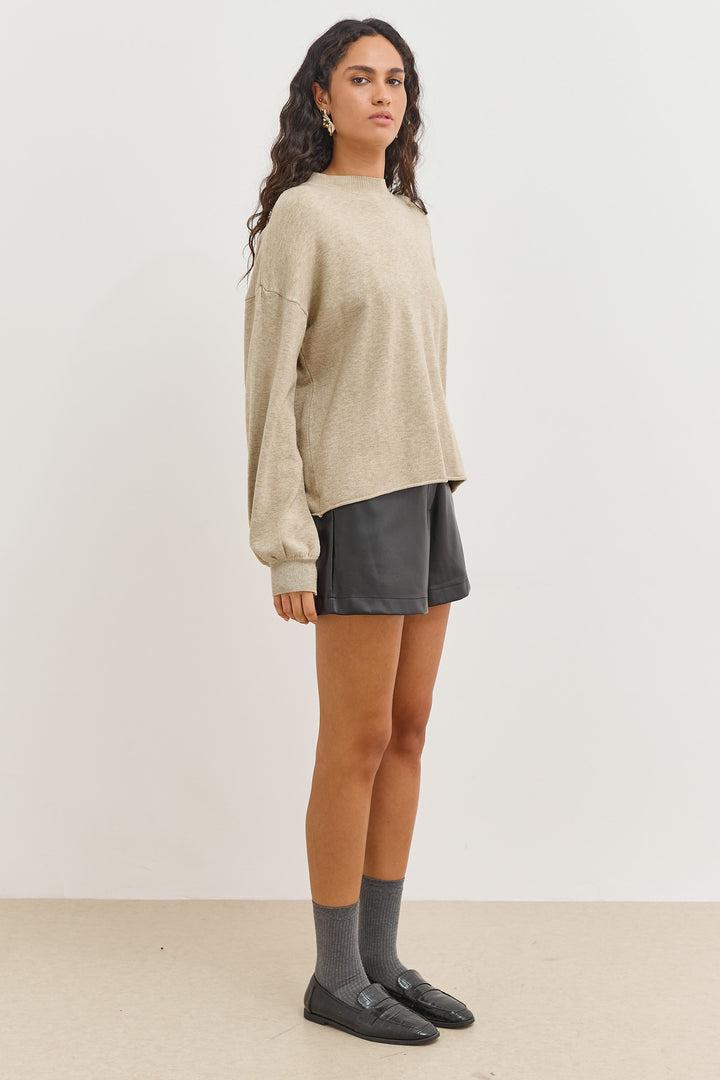 סריג פריז גזרת אוברסייז | בז'