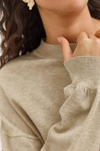 סריג פריז גזרת אוברסייז | בז'