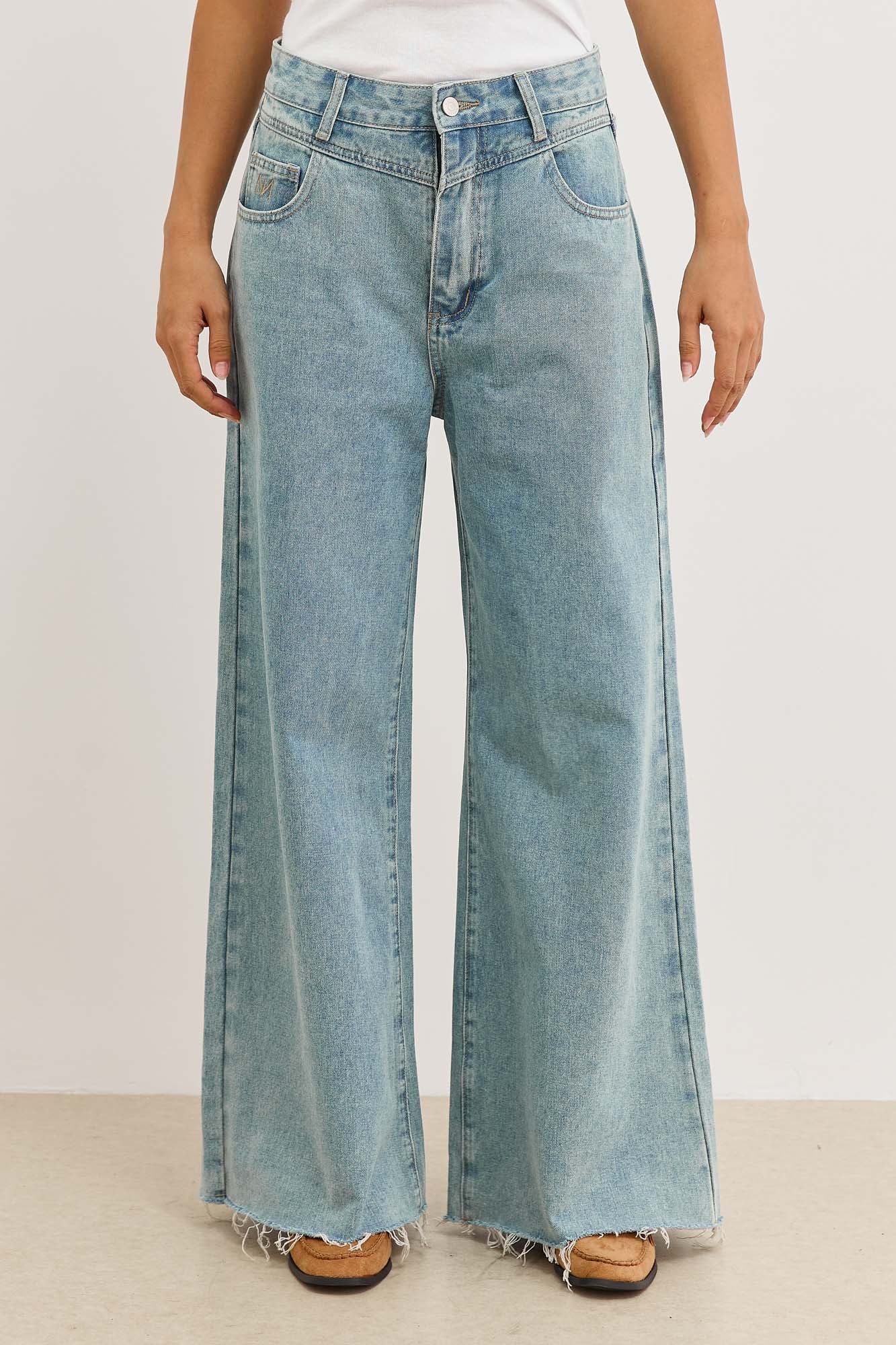 מכנסי דנים לוסי סיומת פרומה | ג'ינס