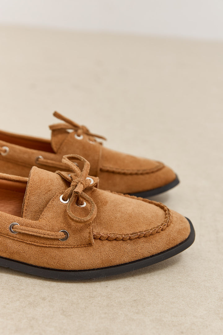 מוקסין רייבן דמוי זמש | חום