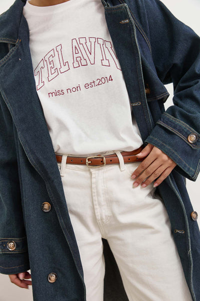 מעיל דנים טראנץ' ג'רמי ארוך | ג'ינס