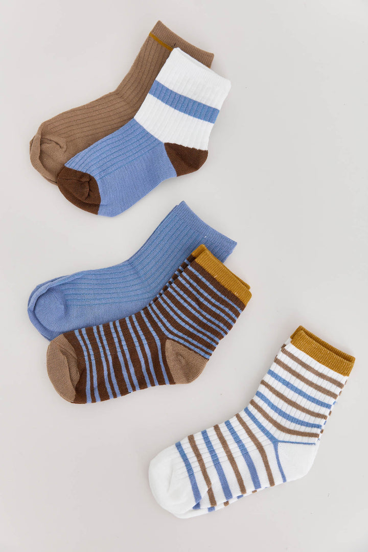 מארז גרביים בהדפסים שונים | חום