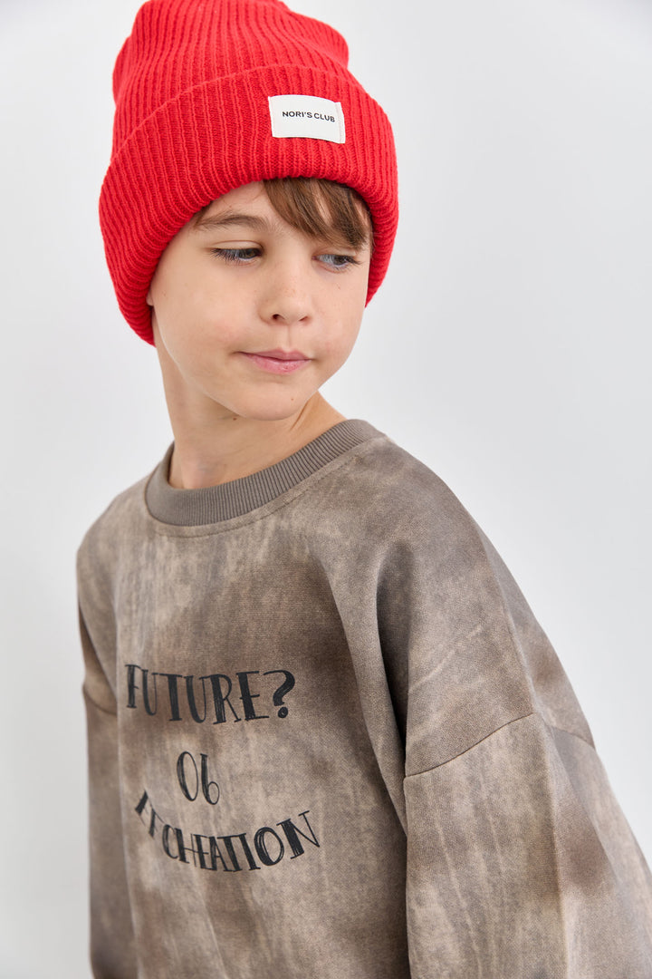 כובע גרב פאץ' לוגו | אדום