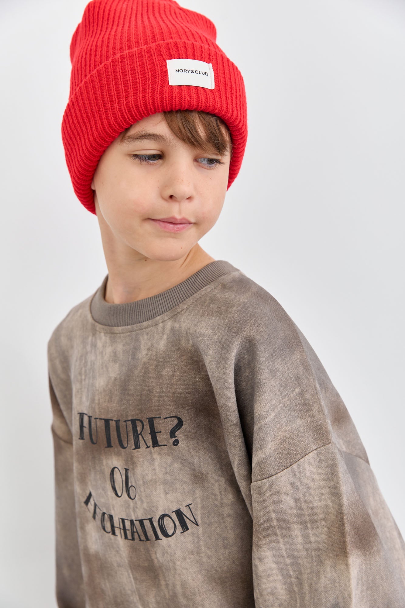 כובע גרב פאץ' לוגו | אדום