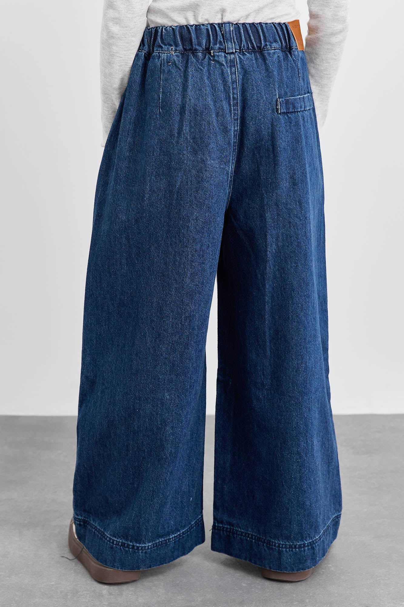 מכנסי דארק דנים וויד לג | ג'ינס