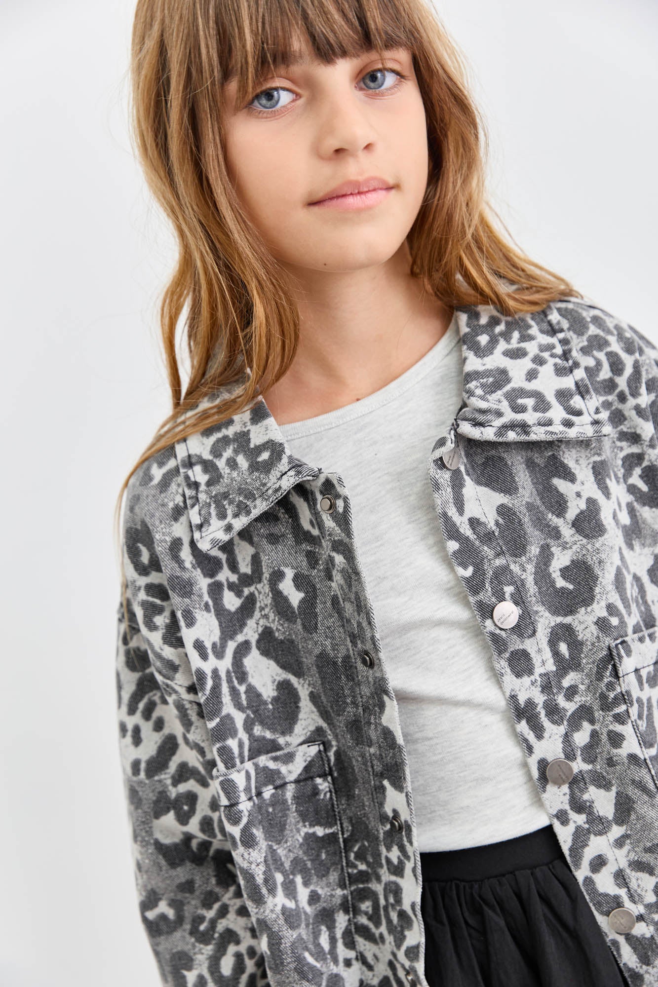 ג'קט דנים גריי לאופרד | מנומר
