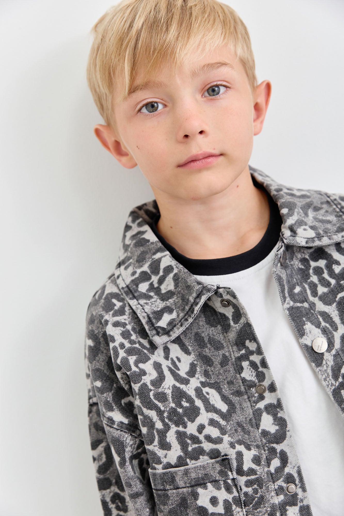 ג'קט דנים גריי לאופרד | מנומר