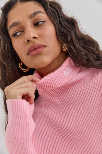 סריג גולף ספירס רקמת לוגו | ורוד