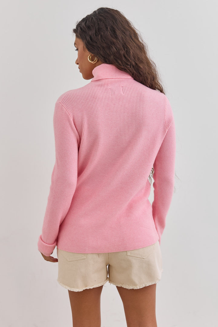 סריג גולף ספירס רקמת לוגו | ורוד