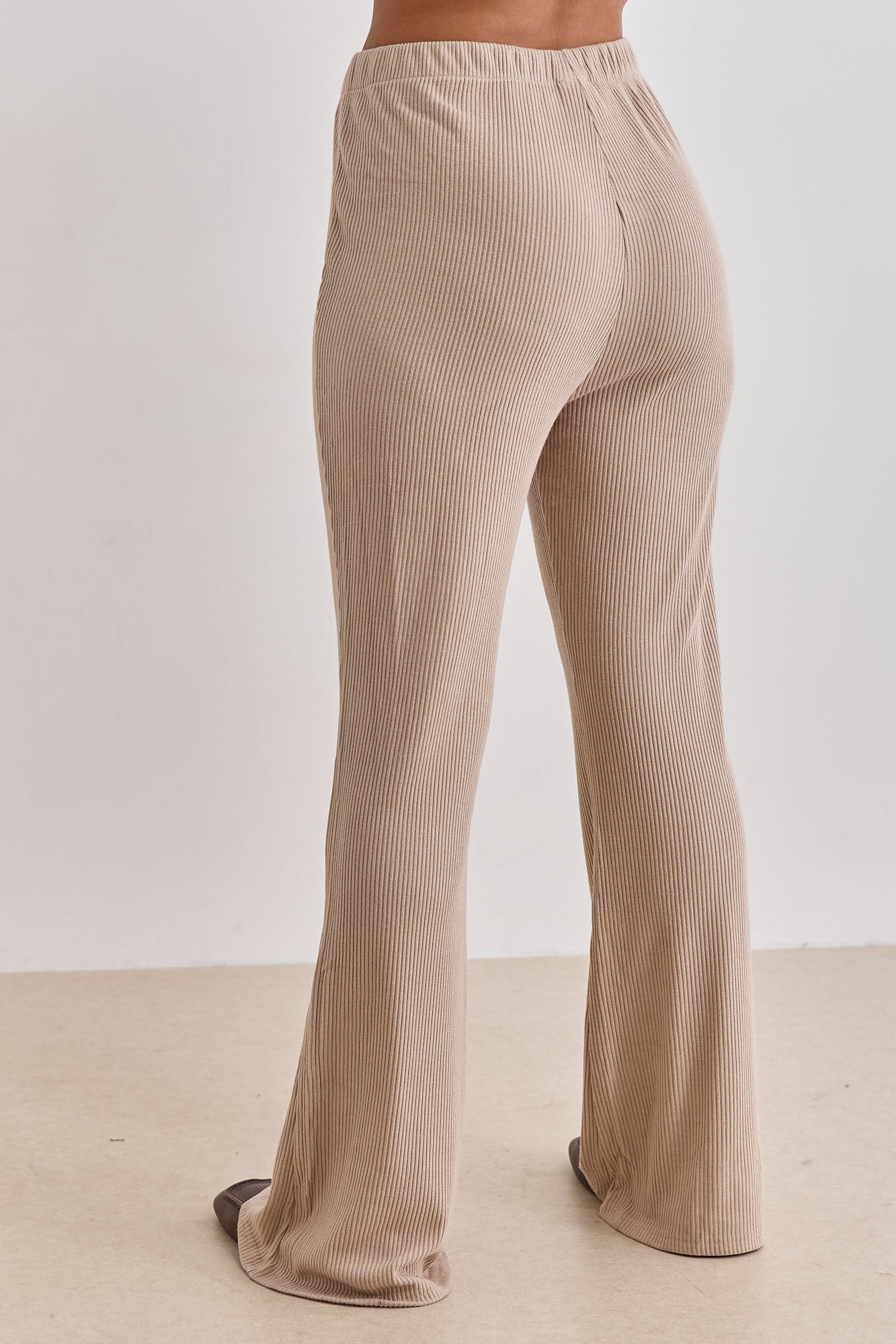 מכנסי פדלפון קאן בד סריג | בז'