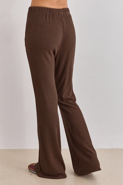 מכנסי פדלפון קאן בד סריג | חום