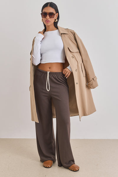 חולצת קרופ ויולט בד ריב שרוול כפפה | לבן