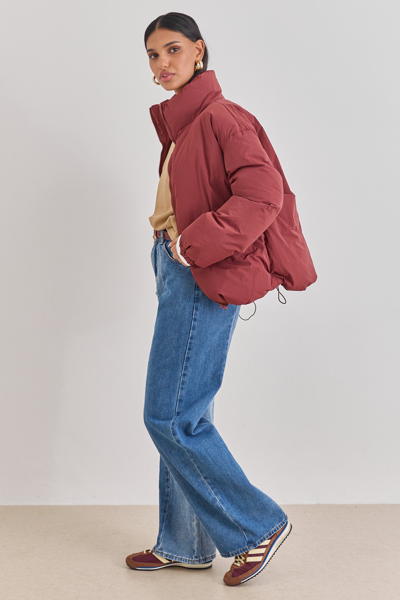 מעיל פוף איאן | בורדו