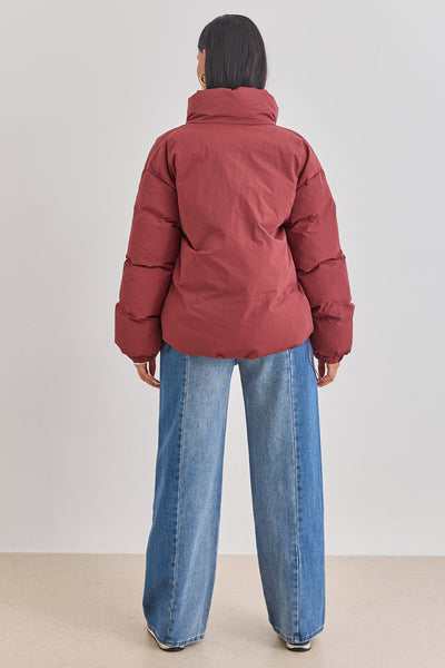 מעיל פוף איאן | בורדו