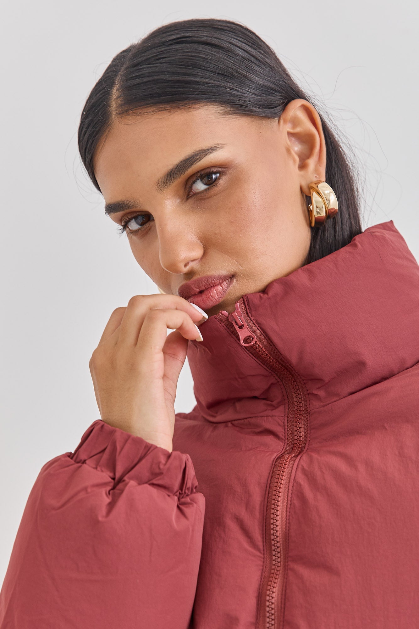 מעיל פוף איאן | בורדו