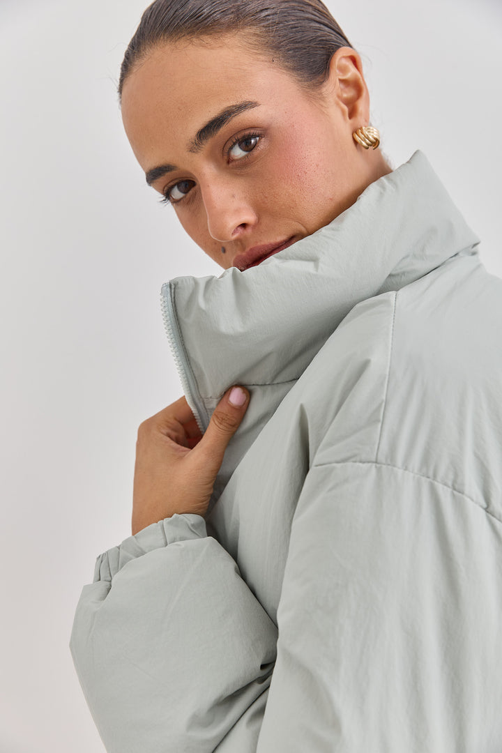 מעיל פוף איאן | מנטה