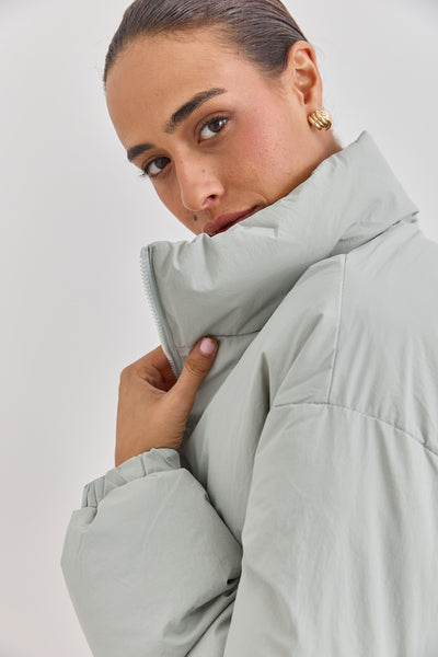 מעיל פוף איאן | מנטה