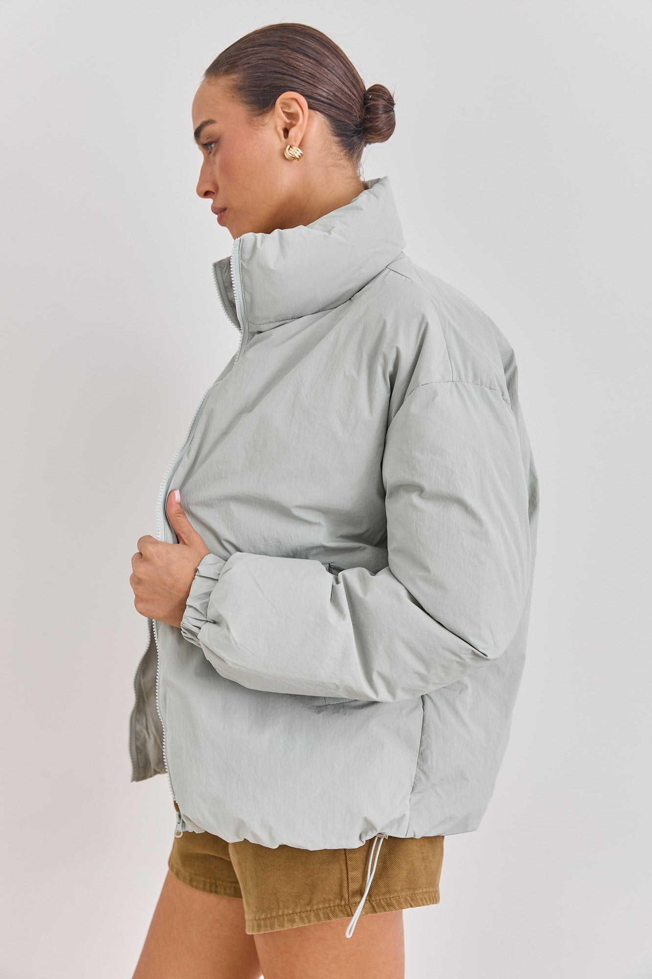 מעיל פוף איאן | מנטה