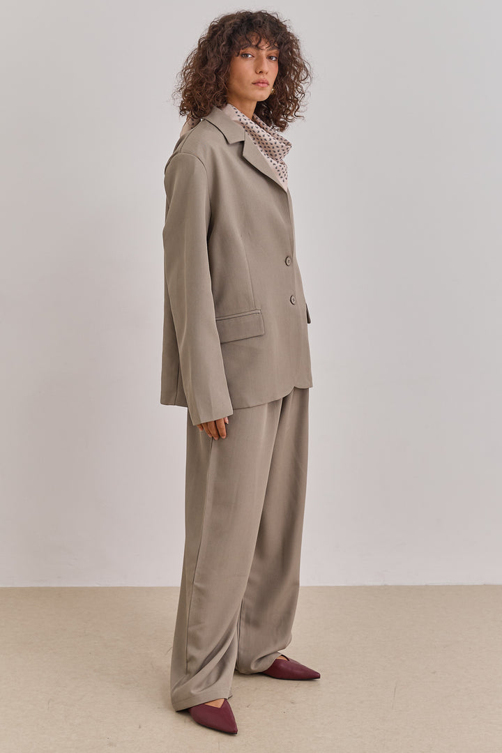 בלייזר לירוי גזרת אוברסייז | חאקי